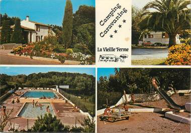 / CPSM FRANCE 06 "Villeneuve Loubet, la vieille ferme" / CAMPING