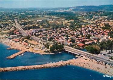 / CPSM FRANCE 06 "Villeneuve Loubet plage, vue aérienne"