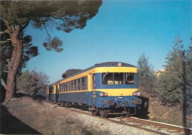 / CPSM FRANCE 06 "Autorail SITP Cannes Ranguin peu après la gare de la Frayère"