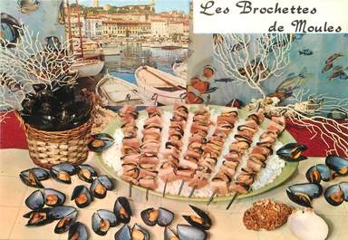 / CPSM FRANCE 06 "Cannes, les brochettes de Moules"