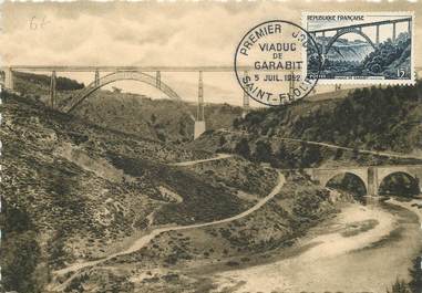 CPA CARTE MAXIMUM "Viaduc de Garabit"