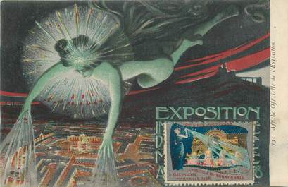 CPA FRANCE   13 "Marseille,  Exposition de  l'Electricité, 1908" / VIGNETTE