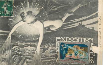  CPA FRANCE   13 "Marseille,  Exposition de  l'Electricité, 1908" / VIGNETTE