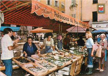/ CPSM FRANCE 06 "Nice, le marché aux poissons"