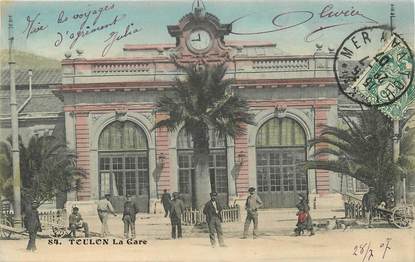 CPA FRANCE 83 "Toulon, La Gare"