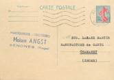 17 Charente Maritime CPA CARTE PUBLICITAIRE FRANCE 88 "Senones, Maroquinerie Chaussures"