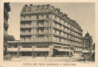 / CPSM FRANCE 38 "Grenoble, hôtel des trois dauphins "