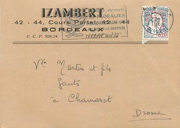 CPA CARTE PUBLICITAIRE FRANCE 33 "Bordeaux, Izambert