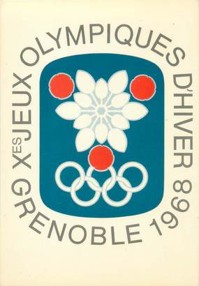 / CPSM FRANCE 38 "Grenoble, Xème Jeux Olympiques d'hiver 1968"