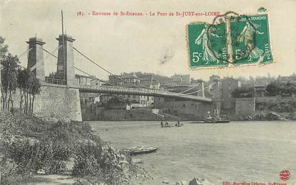 / CPA FRANCE 42 "Le pont de Saint Just sur Loire"