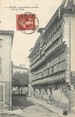 01 Ain / CPA FRANCE 01 "Bourg, vieille Maison de bois, rue du Palais"