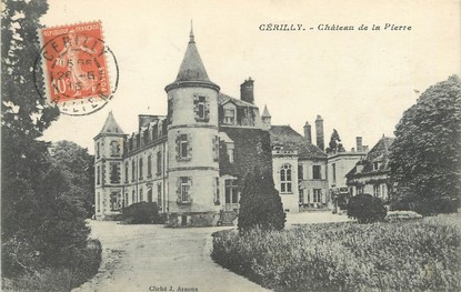 / CPA FRANCE 03 "Cérilly, château de la Pierre"