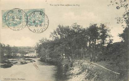 / CPA FRANCE 03 "Vue sur le Cher au Gour du Puy"