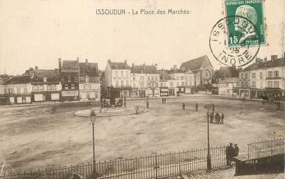 / CPA FRANCE 36 "Issoudun, la place des Marchés"