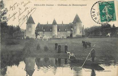 / CPA FRANCE 36 "Velles, château de Beauregard"