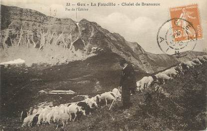 / CPA FRANCE 01 "Gex, La Faucille, chalet de Branvaux"