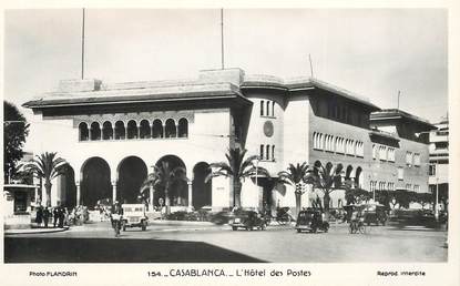 CPSM MAROC "Casablanca, l'Hotel des Postes"