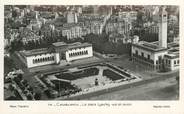 Maroc CPSM MAROC "Casablanca, la place Lyautey vue en avion"