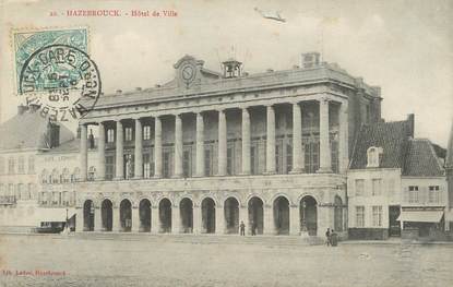 / CPA FRANCE 59 "Hazebrouck, hôtel de ville"