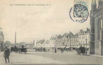 / CPA FRANCE 59 "Tourcoing, place de la République"