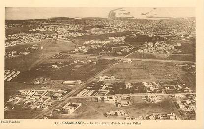 CPA MAROC "Casablanca, Le Bld d'Anfa"