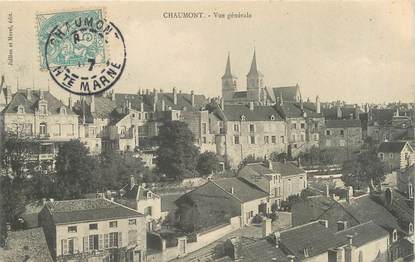 / CPA FRANCE 52 "Chaumont, vue générale "