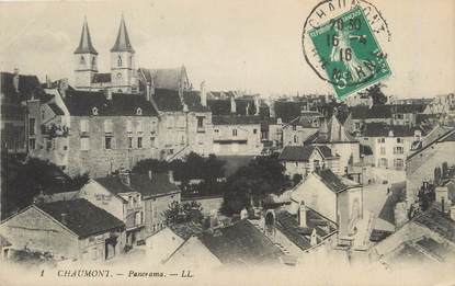 / CPA FRANCE 52 "Chaumont, panorama"