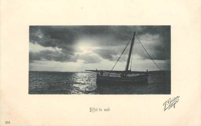 CPA ALGERIE "Alger, Effet de nuit" / Ed. GEISER