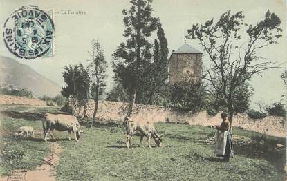 / CPA FRANCE 73 "Aix Les Bains, la Fermière"