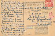 26 DrÔme CPA CARTE PUBLICITAIRE FRANCE 26 "Livron sur Drôme, Droguerie Electricité, Quincaillerie DEFAISSE"