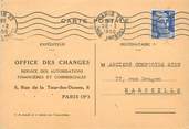 75 Pari CPA CARTE PUBLICITAIRE FRANCE 75009 "Paris, Office des changes"