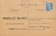 65 Haute PyrÉnÉe CPA CARTE PUBLICITAIRE FRANCE 65 "Tarbes, Nouvelles Galeries"