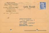 73 Savoie CPA CARTE PUBLICITAIRE FRANCE 73 "Chambéry, Etablissements Coste Caumartin, L. DANANCHET"