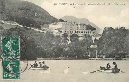 / CPA FRANCE 74 "Annecy, le lac et le nouveau monastère de la visitation"