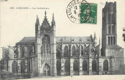 / CPA FRANCE 87 "Limoges, la cathédrale"