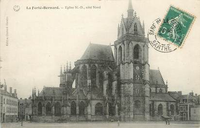 / CPA FRANCE 72 "La Ferté Bernard, église Notre Dame"