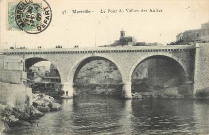 / CPA FRANCE 13 "Marseille, le pont du vallon des Auffes "