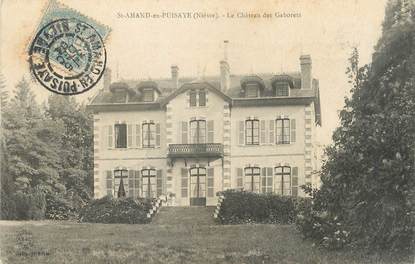 / CPA FRANCE 58 "Saint Amand en Puisaye, le château des Gaborets"