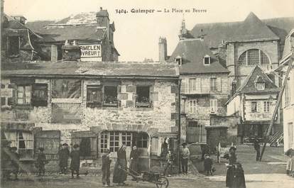 / CPA FRANCE 29 "Quimper, la place au Beurre "