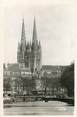 29 Finistere / CPSM FRANCE 29 "Quimper, les flèches de la cathédrale vues de la Rivière"