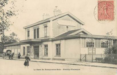 / CPA FRANCE 93 "Neuilly plaisance, la gare de Rosny sous Bois"