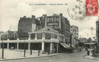 / CPA FRANCE 93 "Villemonble, place du marché"