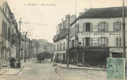 / CPA FRANCE 93 "Epinay, rue de Paris"