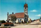 39 Jura / CPSM FRANCE 39 "Chaux les Dombief, l'église et la Fontaine Napoléon"