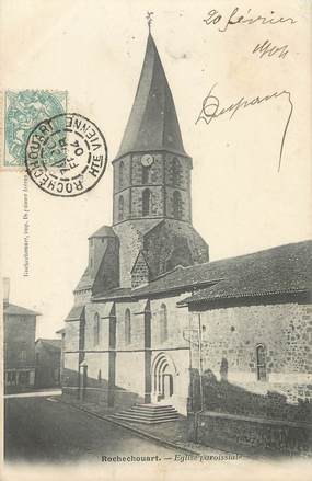 / CPA FRANCE 87"Rochechouart, église Paroissiale"