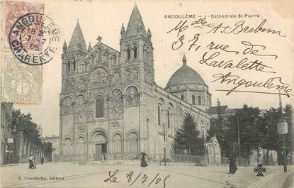 / CPA FRANCE 16 "Angoulême, cathédrale Saint Pierre"