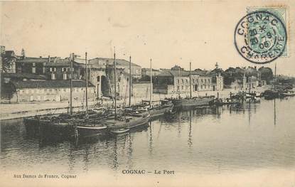 / CPA FRANCE 16 "Cognac, le port"