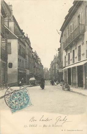 / CPA FRANCE 39 "Dôle, rue de Besançon"