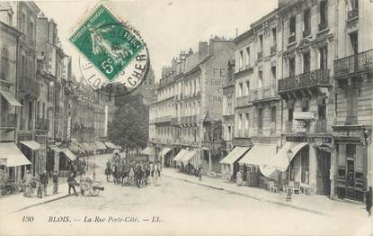 / CPA FRANCE 41 "Blois, la rue Porte Côté "