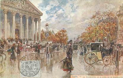 / CPA FRANCE 75016 "Paris, la Madeleine et le bld de la Madeleine"